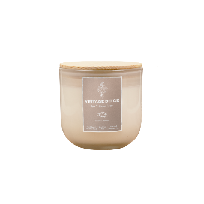 Vintage Beige 2-Wick Candle