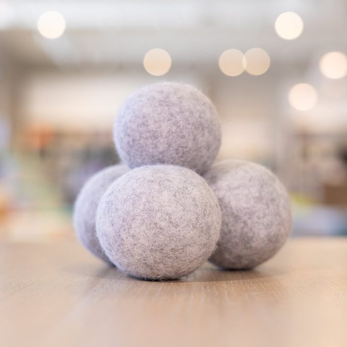 White Jasmine Wool Dryer Balls (Set of 3)