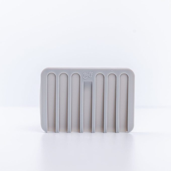 Grey Silicone Soap Dish