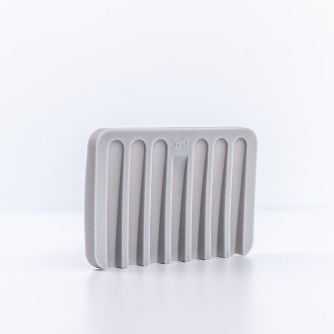 Grey Silicone Soap Dish