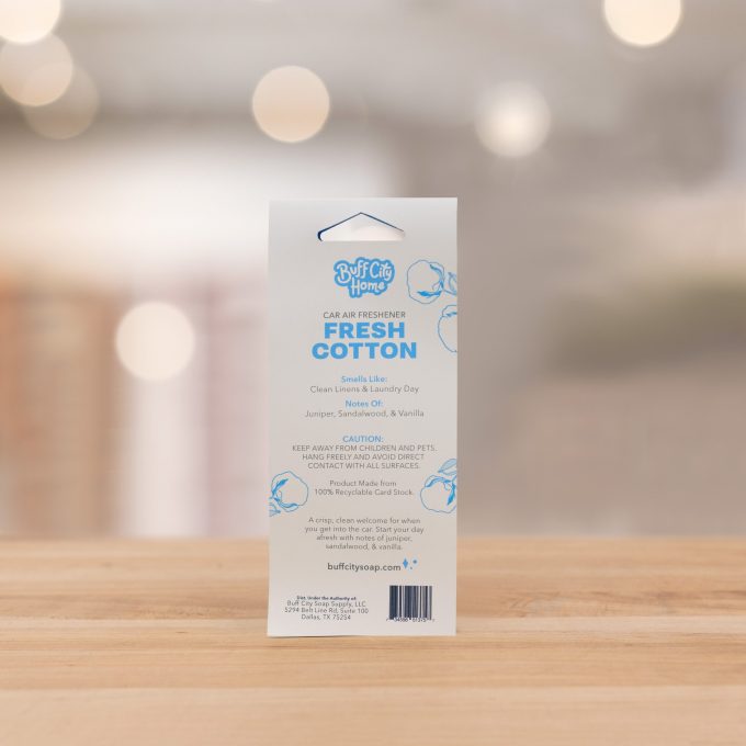 Fresh Cotton Car Air Freshener