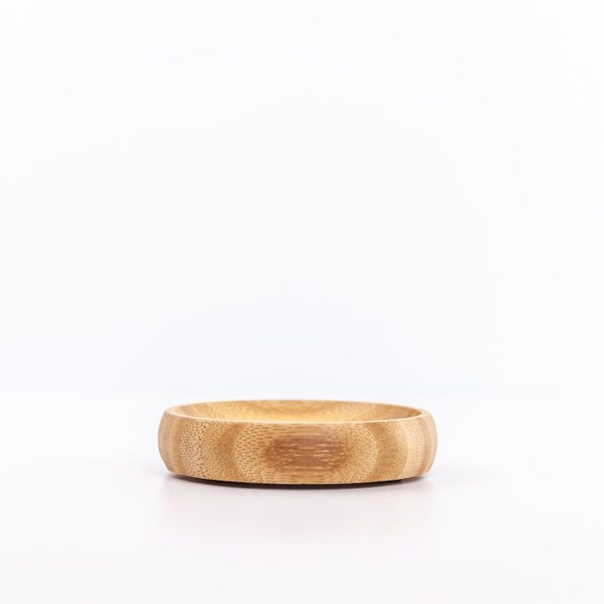 Round Wooden Soap Dish