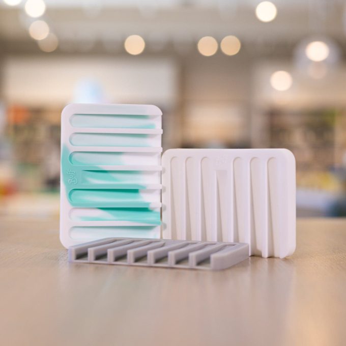 White Silicone Soap Dish